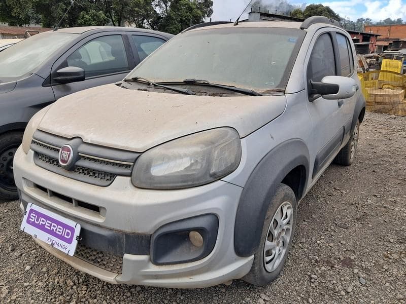 FIAT UNO WAY 1.0 E, 2017/2017, Placa FINAL 8 (MG),  (Ref.: WDE) — foto do lote