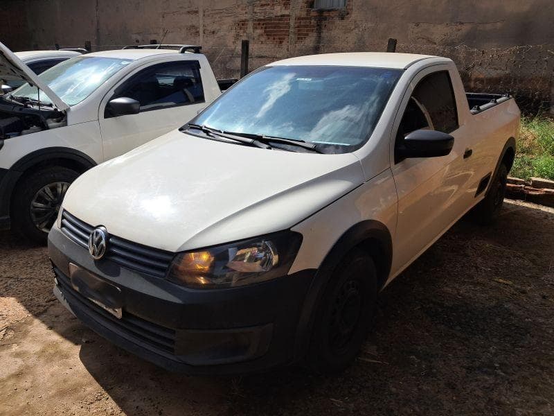 VOLKSWAGEN NOVA SAVEIRO CS 1.6, 2013/2014, Placa FINAL 2 (SP),  (Ref.: JAB) — foto do lote
