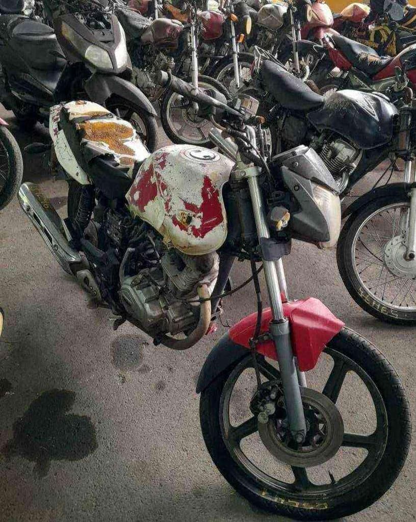 DAFRA RIVA150 Sucata Motor Inservível — foto do lote