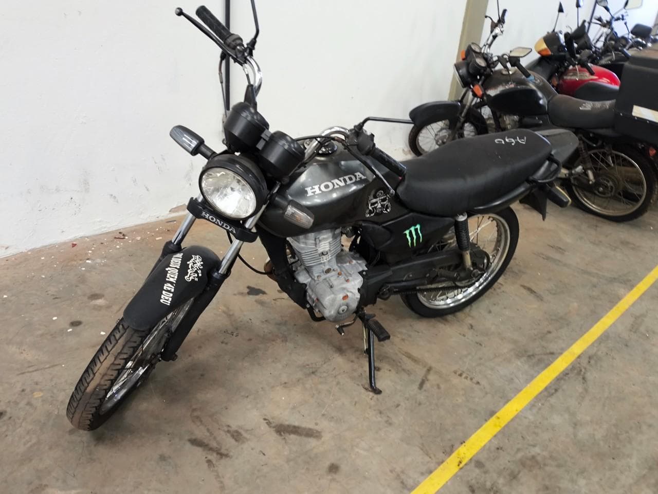 SUCATA CG 125 FAN - HONDA, 2008/2008, PRETO — foto do lote