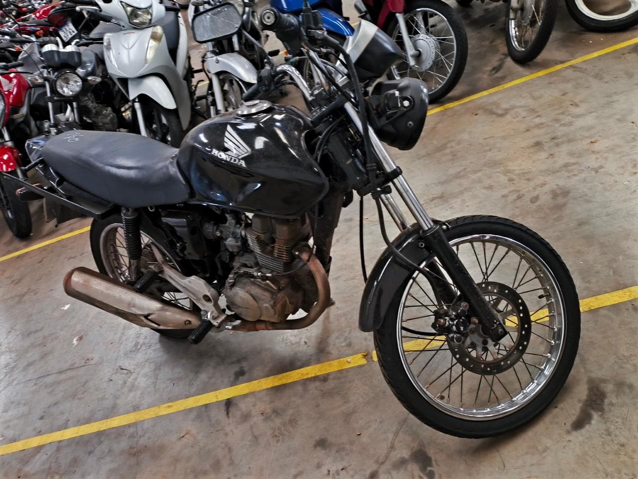 SUCATA CG 150 SPORT - HONDA, 2005/2005, PRETO — foto do lote