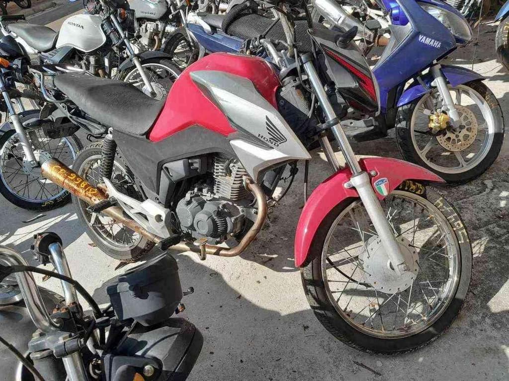 HONDA CG 160 Sucata Motor Inservível — foto do lote