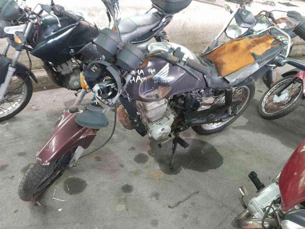 HONDA CG Sucata Motor Inservível — foto do lote