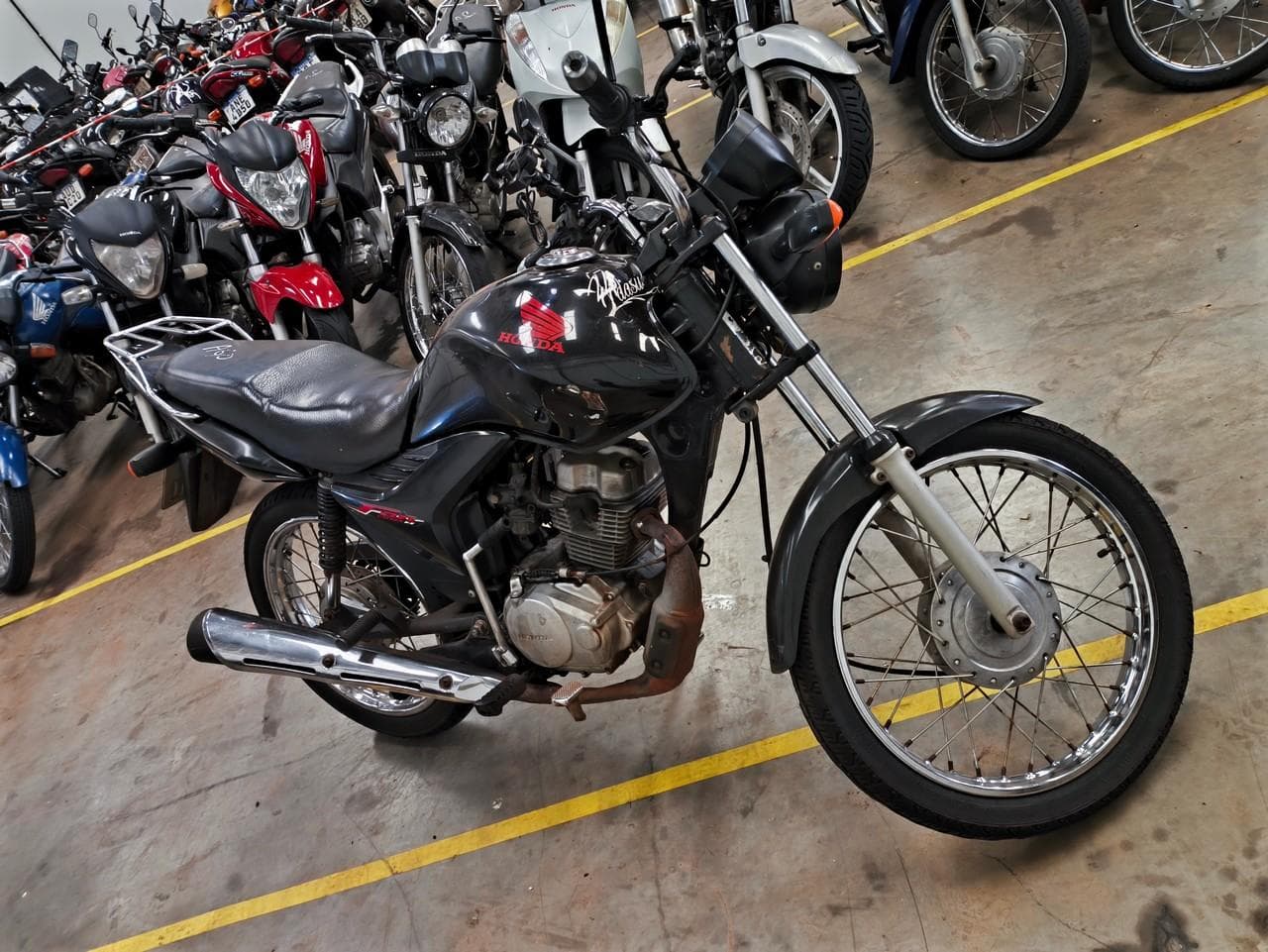 HONDA/CG 125 FAN KS - HONDA, 2010/2011, PRETO — foto do lote