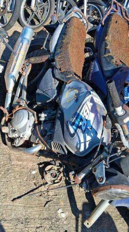 YAMAHA YBR Sucata Motor Inservível — foto do lote