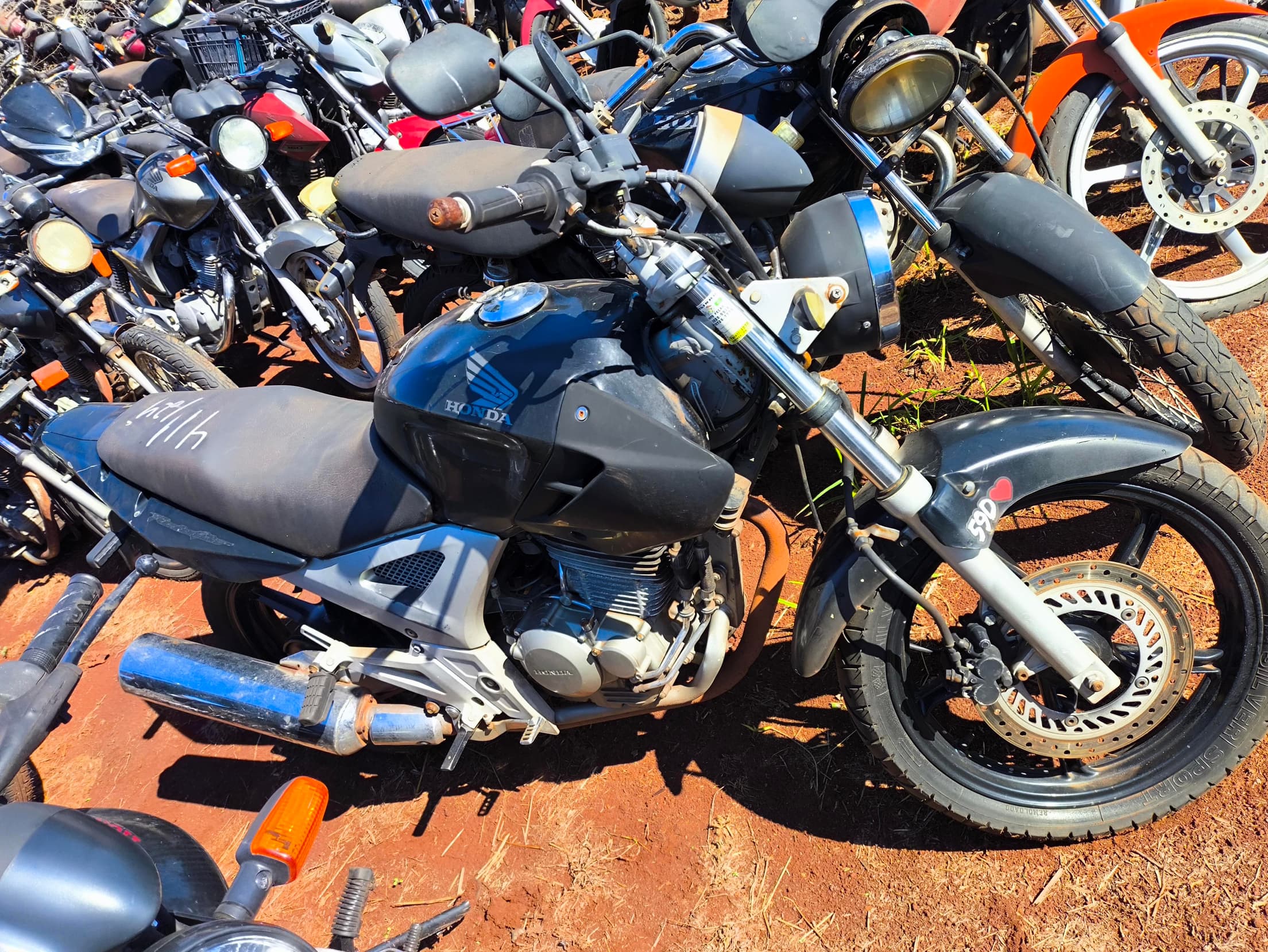 HONDA TWISTER 250 CBX,  ANO/MODELO 2006, COR PRETO — foto do lote