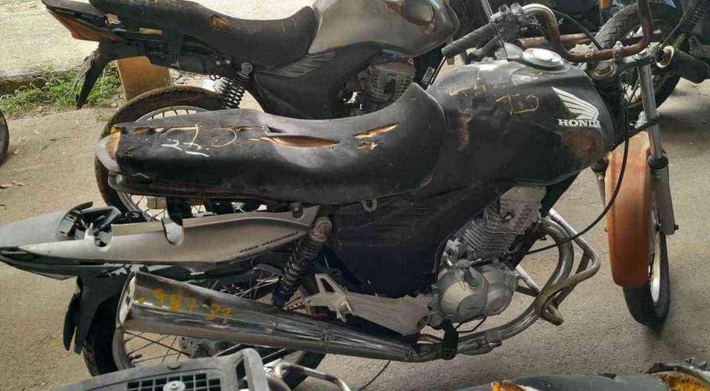 HONDA CG Sucata Motor Inservível — foto do lote